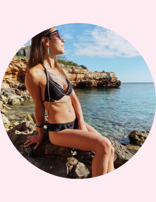 Cadenas para el pecho, cadenas de cuerpo, cadnas corporales, accesorios de festival, tendencia, moda, fashion, look de fiesta, complementos de playa, accesorios decorativos para el cuerpo, body chain, luna en leo, waterproof, barcelona, españa
